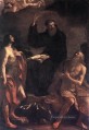 聖アウグスティヌス 洗礼者聖ヨハネと隠者聖パウロ バロック グエルチーノ
